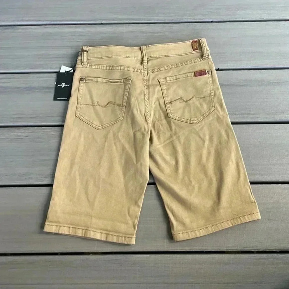 7 For All Mankind Khaki Shorts - Picture 2 of 5